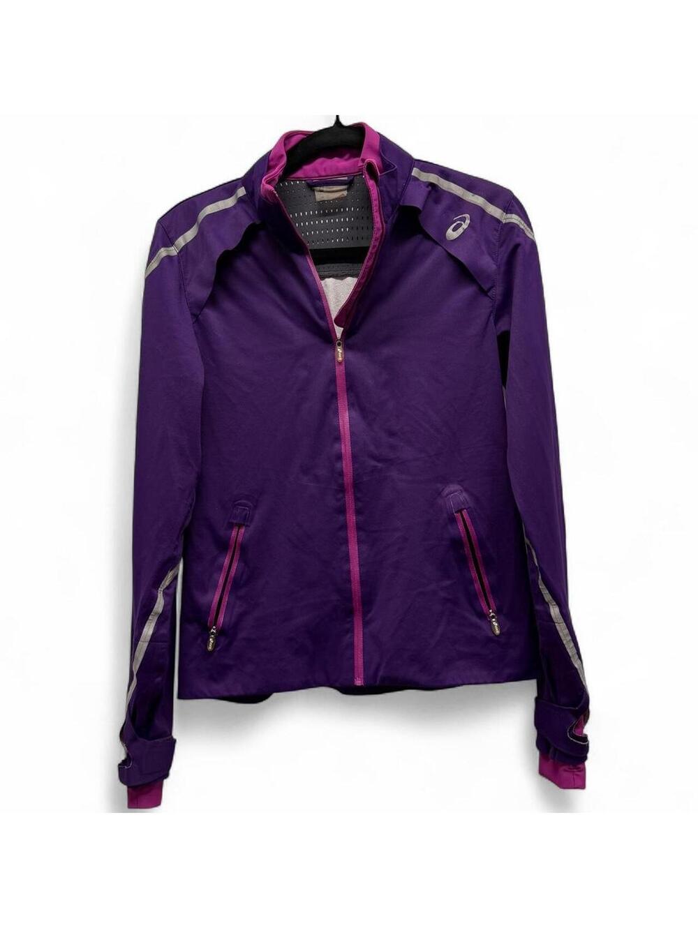 Purple ASICS Windbreaker
